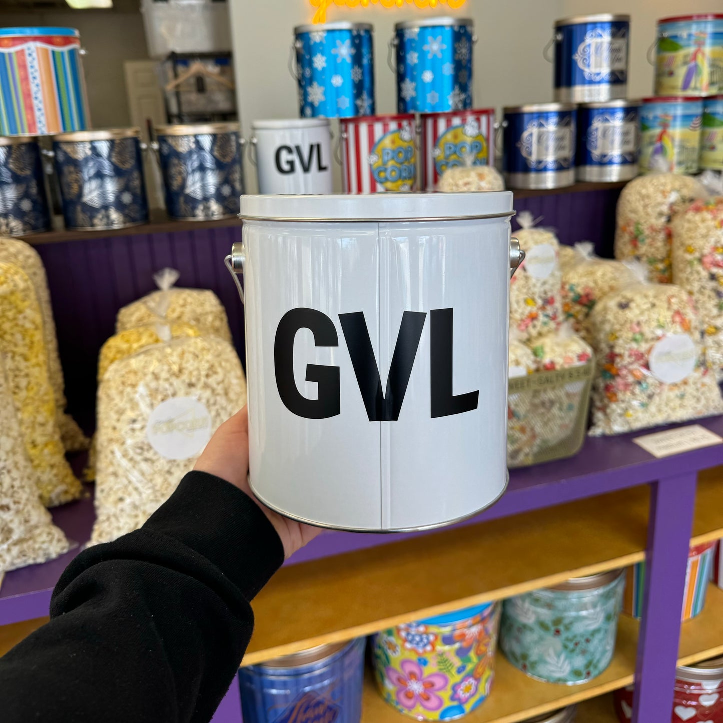 1 Gallon Popcorn Tin