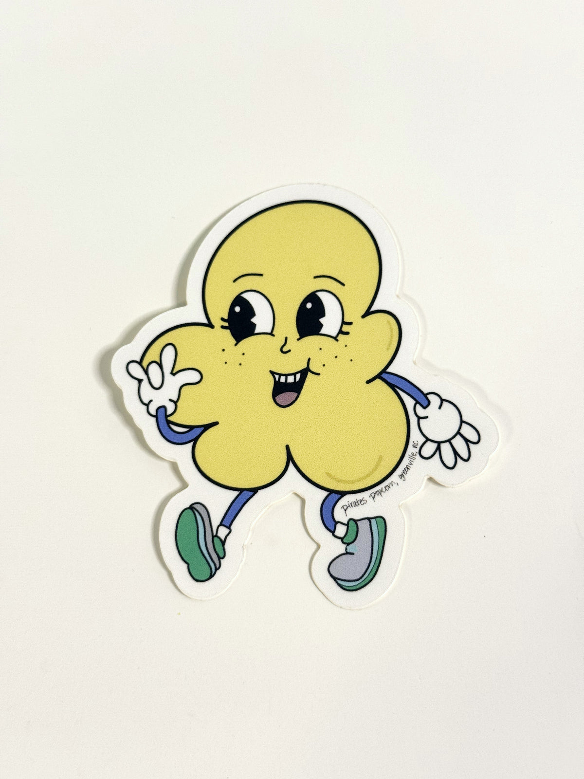 Poppy Sticker – Pirate's Popcorn