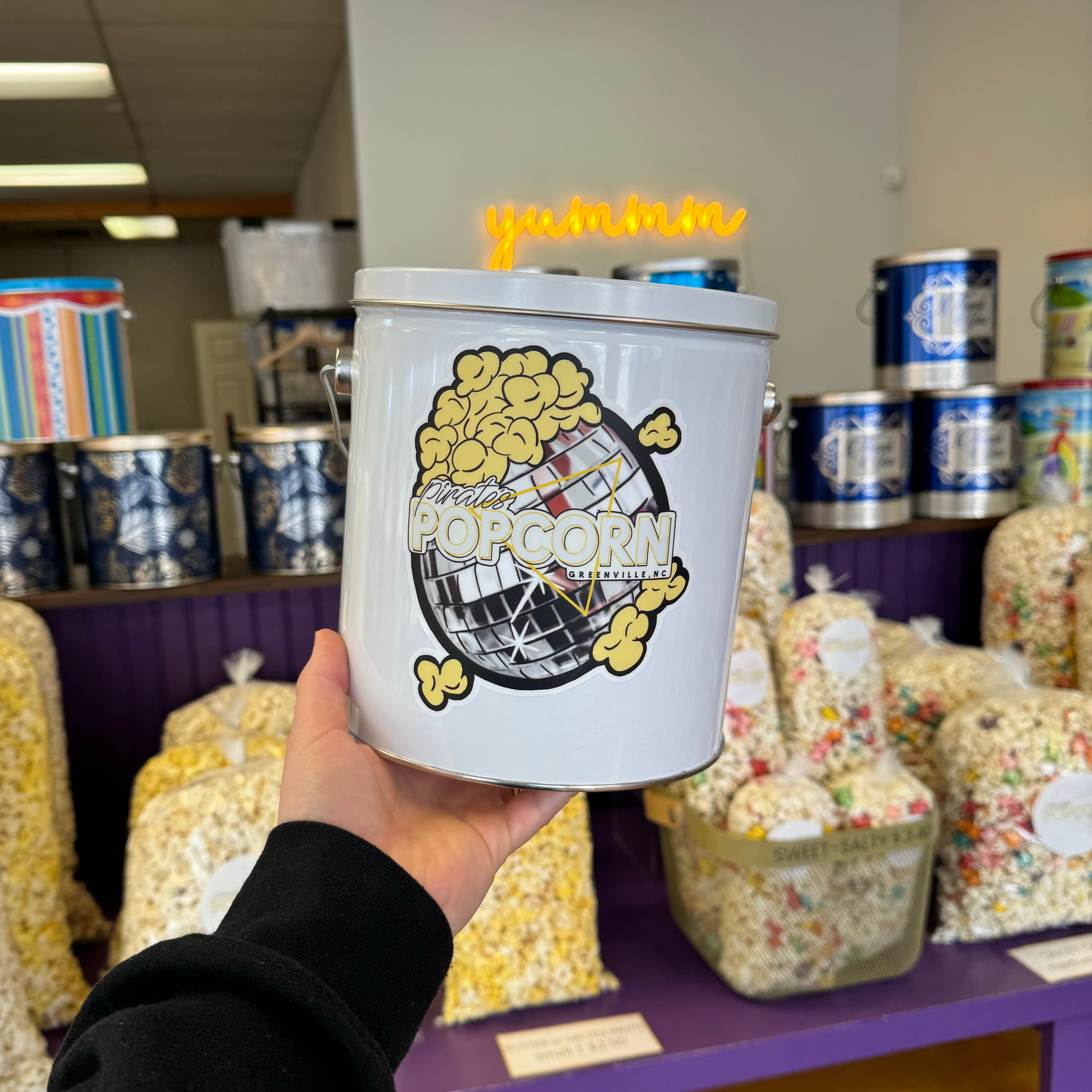 - Tin Popcorn ファイル popcorn 1 Popcorn Pirate's – Gallon アイドル